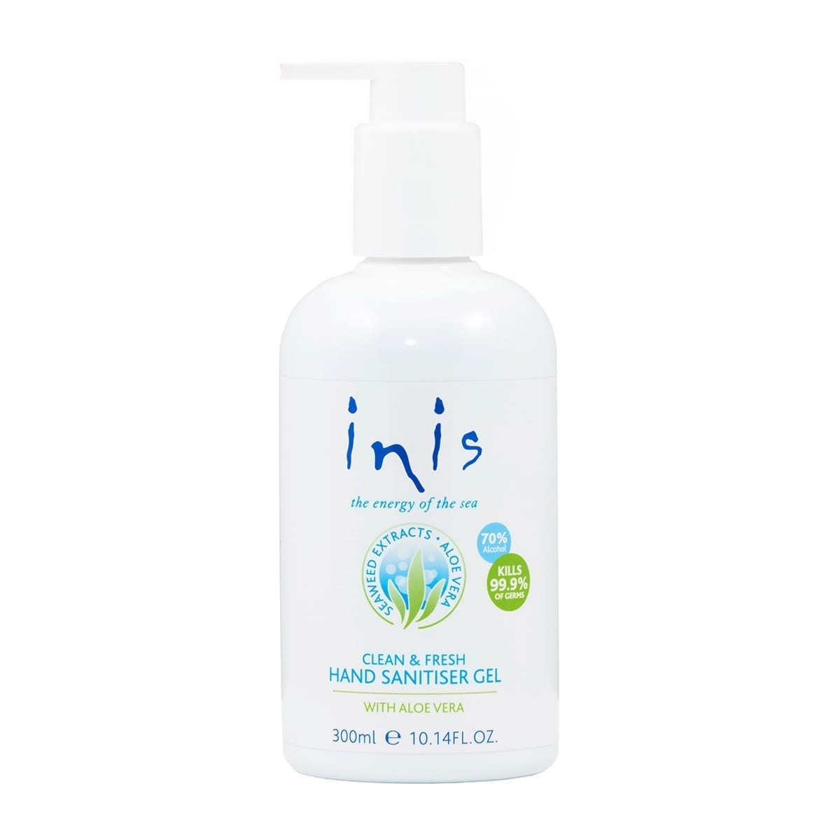 Inis Clean & Fresh Hand Sanitiser 300ml / 10 fl. oz.